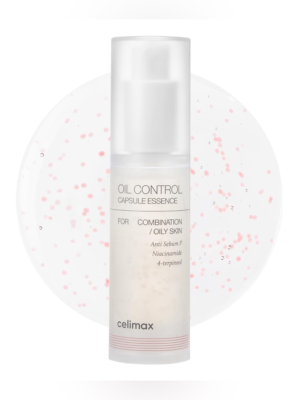 Celimax Oil Control Capsule Essence- minimize sebum and pores, prevent breakouts